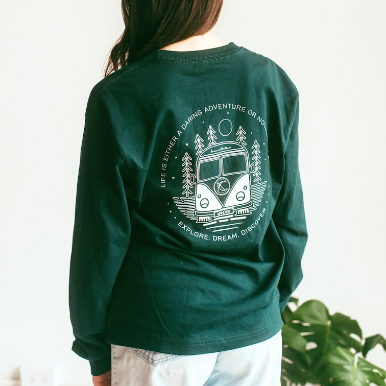 Wanderbus Forest Green Heavy weight long sleeve