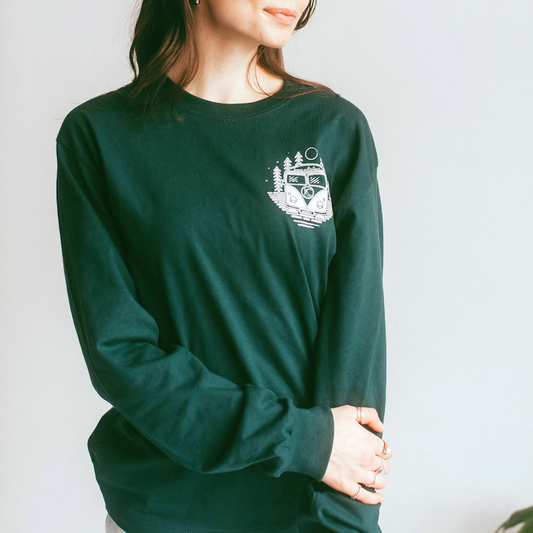 Wanderbus Forest Green Heavy weight long sleeve