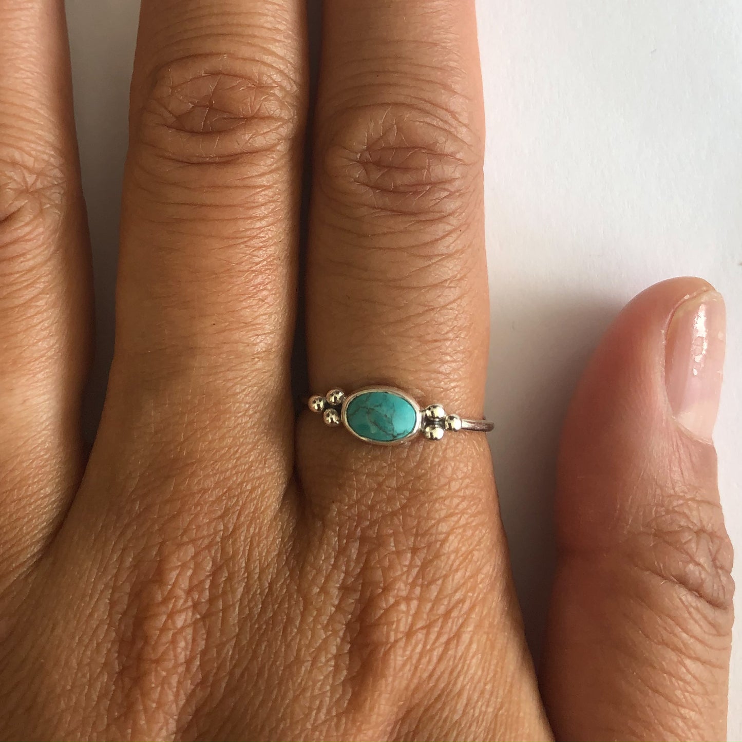 Turquoise Oval ring